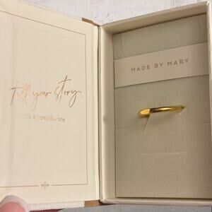 Made by Mary Round Stacking Ring in Gold - Size 7